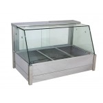 Hot Food Warmer Bain Marie 6x 1/2 GN - 2.3kW - Commercial Countertop Display