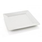 Large Square Serving Platter White Porcelain 35cm