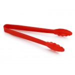Tongs 30cm Polycarb Plastic Red Tong