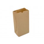 Block Bottom Brown Paper Kraft Bags Small 250pc CASTAWAY
