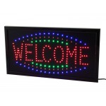 LED Sign WELCOME 60x33CM *RRP $49.50