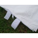 4 Sides for 6x3m Gazebo Marquee | WHITE 300g Waterproof | Set of 4 Tent Walls